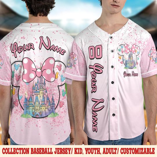 Discover Personalized Disneyyy Princess Baseball Jersey, Custom Name And Princess Jersey, Beautyy and The Beastt, Rapunzell, Girl Trip Shirt D2J110