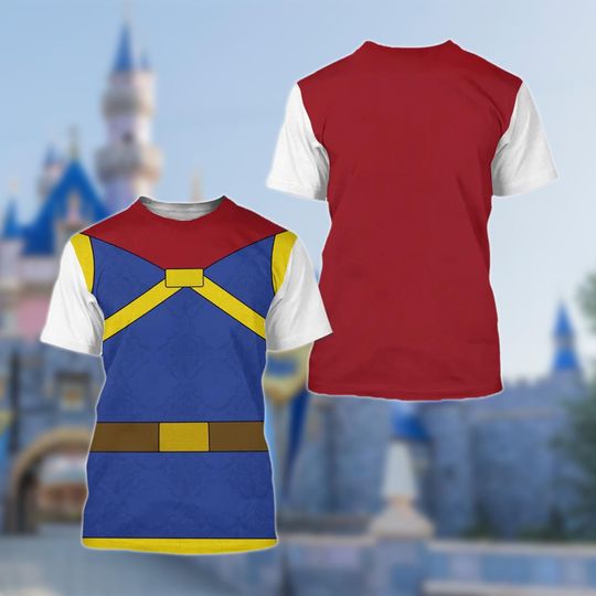 Discover The Snoww Whitee Prince Costume T-shirt, Prince Florian