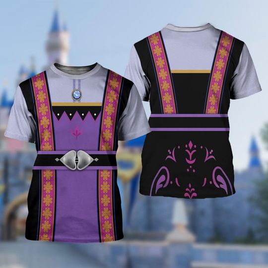 Discover Frozenn Queen Iduna Costume 3D All Over Print Shirt, Royal Mom Cosplay
