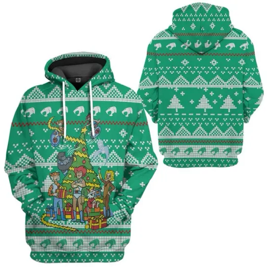 Discover 3D Xmas Thundercats Christmas Hoodie Apparel BG