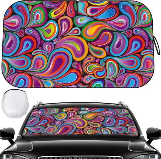 Discover Car Windshield Sun Shade - Windshield Sun Shade