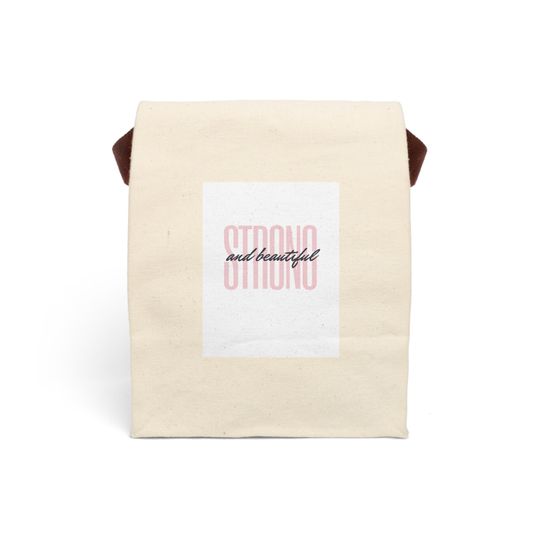 Discover Canvas Lunch Bag With Strap