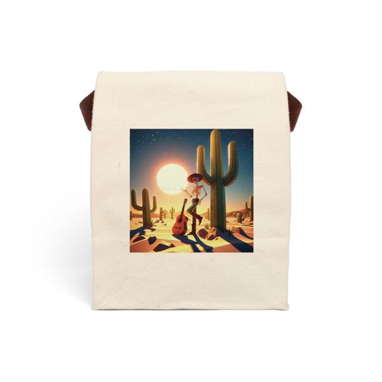 Discover Canvas Lunch Bag With Strap