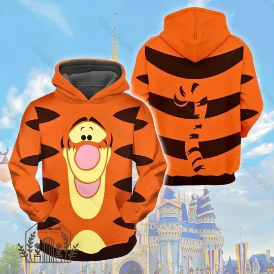 Discover Halloween Tigger winniee the poohh 3d Hoodie Us Size All Over Print Best Price 3D