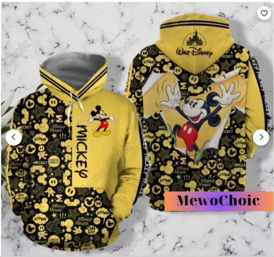 Discover Mickeyy mouse 3d Hoodie Halloween Gift Christmas Gift Best Price Over Print 3D