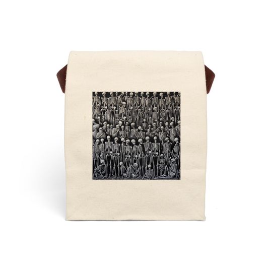 Discover Skeleton Crowd Lunch Bag - Gothic Skeletons Lunch Tote