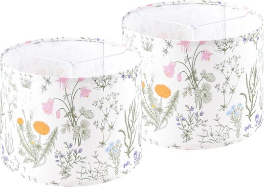 Discover Floral Printed Lamp Shades, Farmhouse Decor