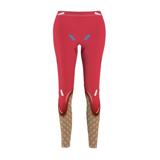Discover Velvet Ice Cream On A Chocolate Cone Leggings