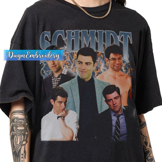 Discover Vintage 90s Graphic Style Schmidt T-shirt, Winston Schmidt Bootleg Rap Shirt