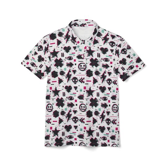 Discover Glitch Premium Unisex Polo Shirt