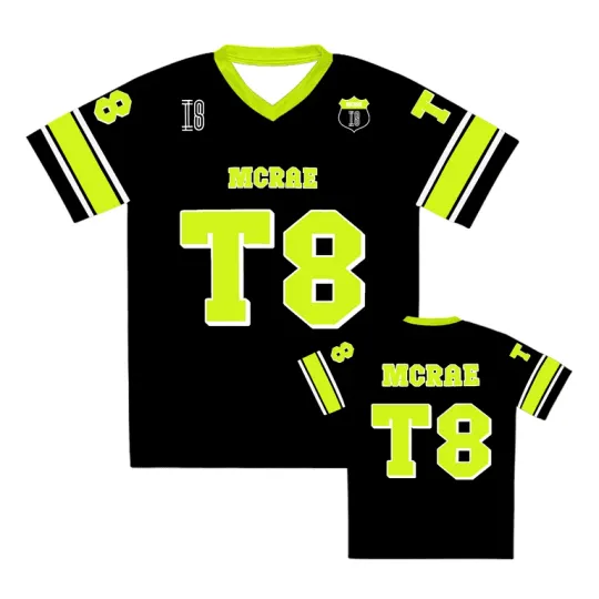 Discover Tate McRae Jersey V-Neck New Spring Men's and Women's T8 Shirt TA425