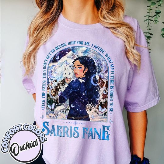 Discover Saeris Fane Comfort Colors Shirt, F*CK the Fates Shirt, Quicksilver Shirt, Bookish Shirt