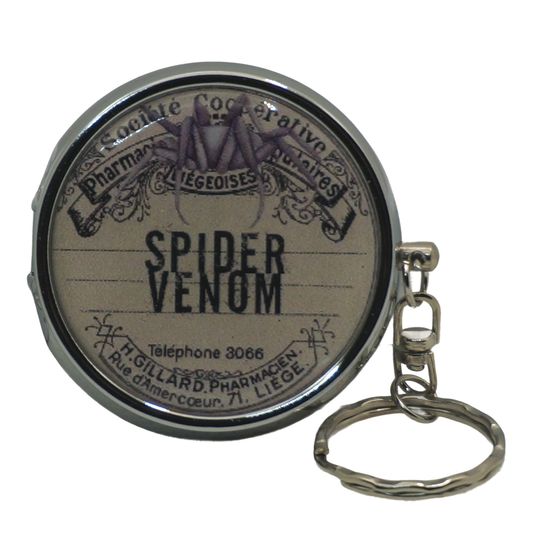 Discover Spider Venom, Spider, Halloween, Gothic, Portable Ashtray, Personal Stainless Steel Ashtray, Pocket Ashtray, Key Ring Ashtray