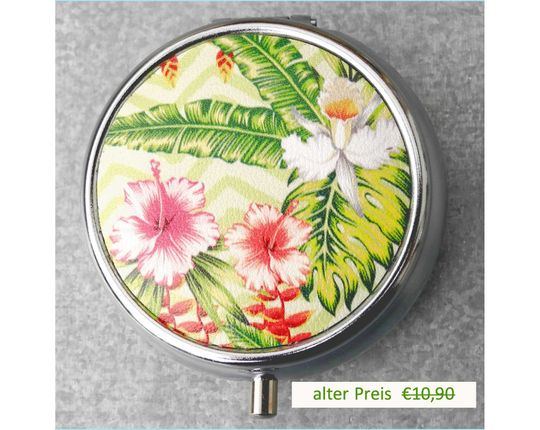 Discover TROPICFLOWERS pocket ashtray with lid, ashtray for outdoors with tropical flowers, party supplies, travel ashtray, gift for smokers