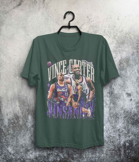 Discover Vince Carter t-shirt Toronto Raptors Professional Basketball T-shirt