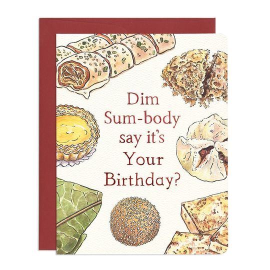 Discover Dim Sum Birthday Card