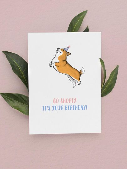 Discover Corgi Card, Birthday Card, Cute Birthday card, Funny Dog Cards, Corgi Birthday Card, Dog Birthday Card, Birthday Cards