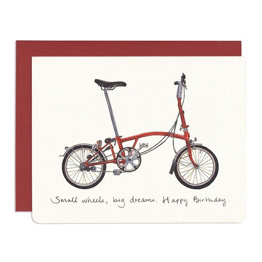 Discover Small Wheels, Big Dreams Birthday Card