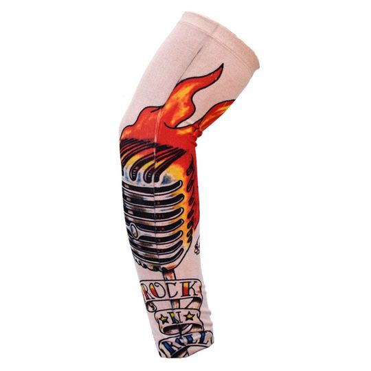 Discover 1Pcs Sportswear Running Summer Cooling UV Protection Basketball Flower Arm Sleeves Arm Cover Sun Protection Tattoo Arm Sleeves