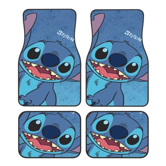 Discover Kawaill Stitchh And Angel Automotive Floor Mats