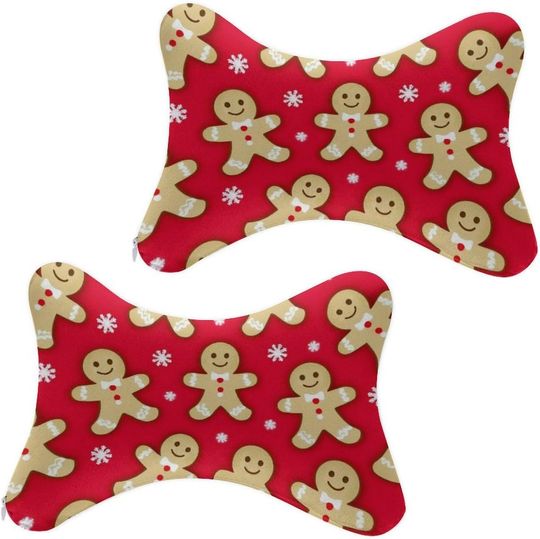 Discover Christmas Red Neck Bone Pillows