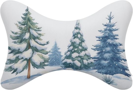 Discover Group of Christmas Trees Neck Bone Pillows