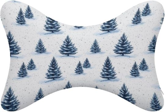 Discover Pine Tree Snow Neck Bone Pillows