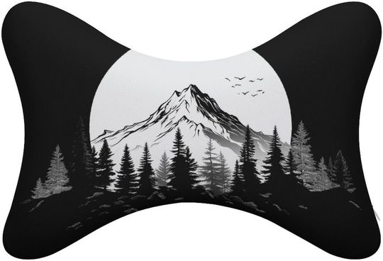 Discover Simple Mountain and Pine Neck Bone Pillows