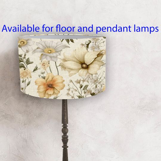 Discover Lampshade - flowers - perfect for your lamp and interior!