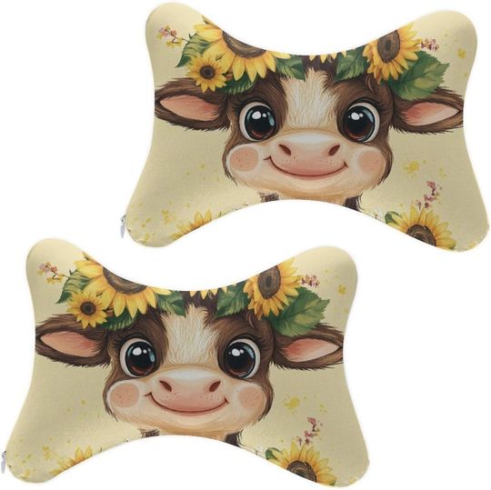 Discover Sunflower Cute Neck Bone Pillows