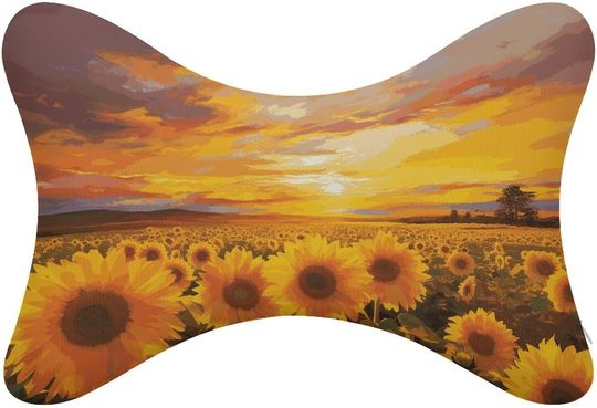 Discover Beautiful Sunflower Neck Bone Pillows