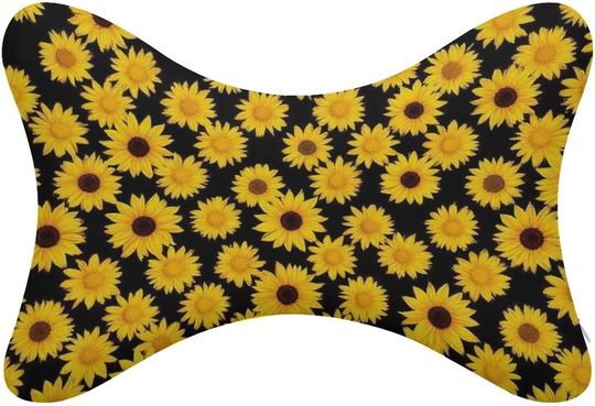 Discover Flowers Sunflower Neck Bone Pillows