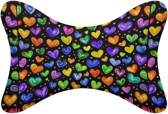 Discover Hearts of LGBT Neck Bone Pillows