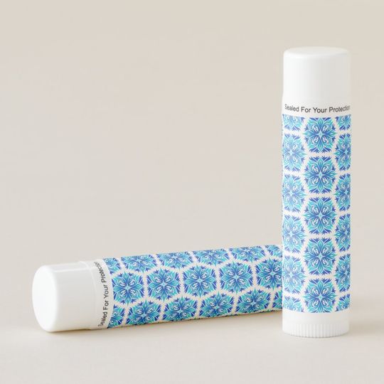 Discover Blue Flowers, Pattern Of Flowers, Floral Pattern Lip Balm