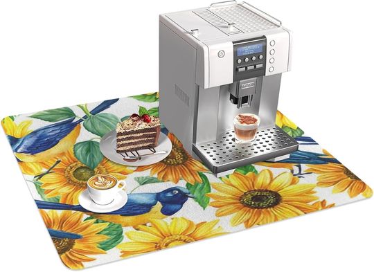 Discover Birds Starling And Sunflower Coffee Machine Pads