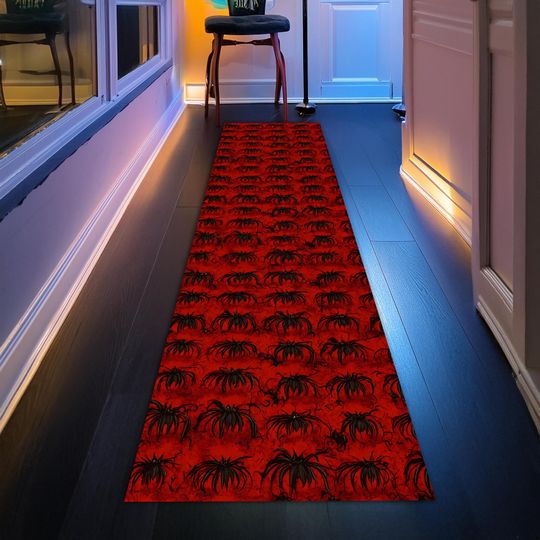 Discover Spider Gothic Runner Rug For Halloween, Runner Rugs