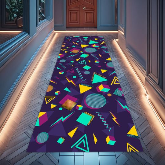 Discover Arcade Retro Runner Rug, Gamer Runner Rug