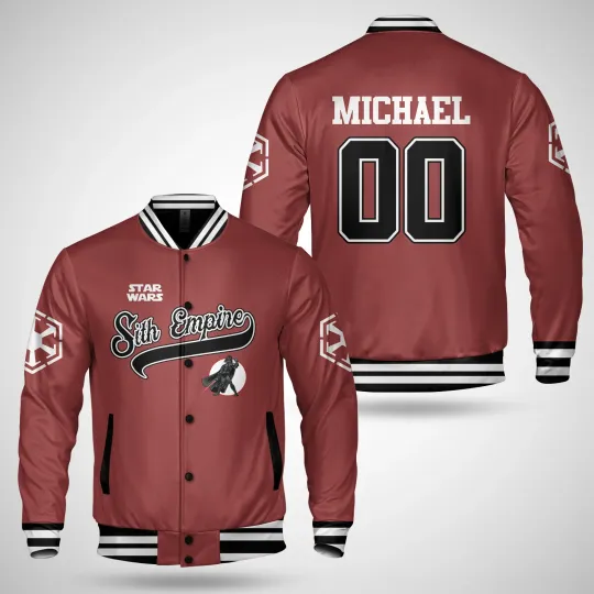 Discover Personalized Starr Warss Sith Empire Gift For Him Galaxy's Edge Jacket