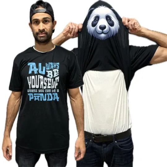 Discover Always Be Yourself Unless You Can Be A Panda Flip Shirt - Funny Panda Bear Gift