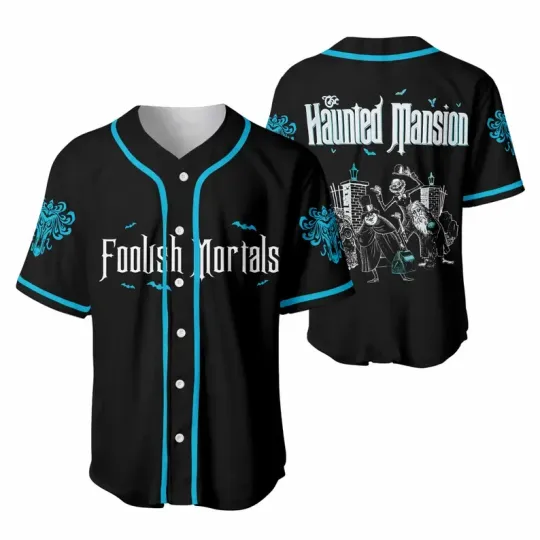 Discover Hauntedd Mansionn Baseball Jersey, Hauntedd Mansionn Jersey Shirt, Disneyyy Halloween