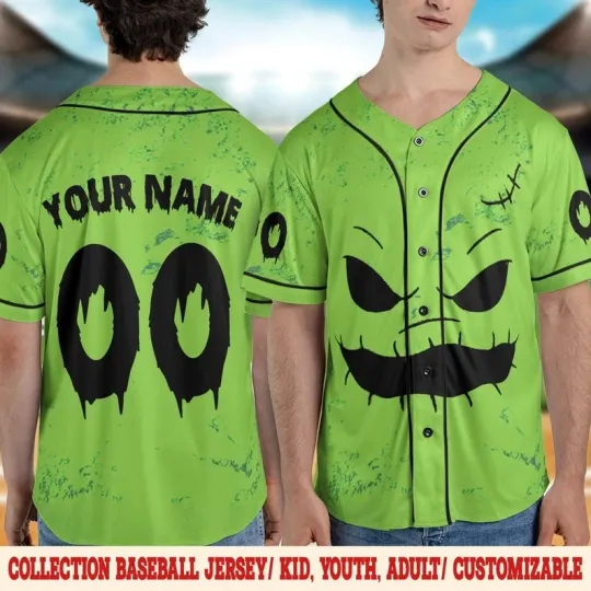 Discover Personalized Oogiee Boogiee Halloween Costume Party Baseball Jersey Shirt