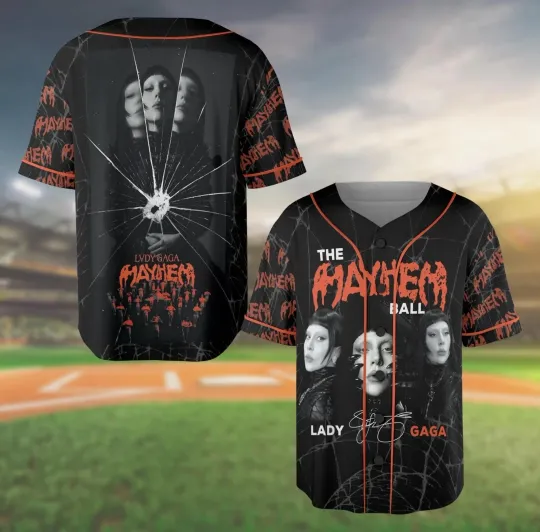 Discover Ld ga Mayhem Ball Baseball Jersey, the Mayhem Tour 2025 3D Shirt PP3D095