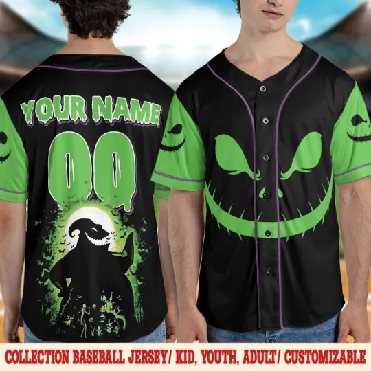 Discover Personalized Oogiee Boogiee Bash Halloween Scary Season Baseball Jersey Shirt
