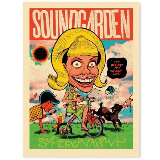 Discover Soundgarden Superunknown 30th Anniversary Poster Reprint.