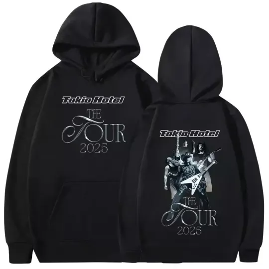 Discover Collection  Tokio Hotel The Tour 2025 Hoodie Black All Size S-3XL AR1402