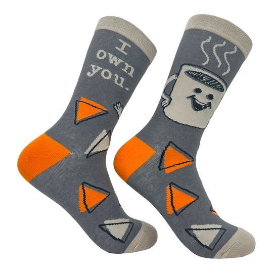 Discover I Own You Coffee Socks, Womens Coffee Socks, Introverted Funny Socks