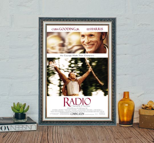 Discover Radio Movie Poster, Radio (2003) Classic Vintage Movie Poster, Classic Movie Canvas Cloth Poster