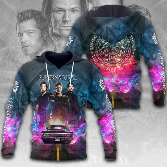 Discover Supernatural Hoodie, John Winchester Hoodies, Tv Series Hoodies