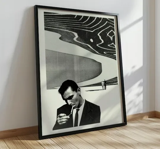 Discover Twilight Zone TV Series Rod Serling vintage Style Poster