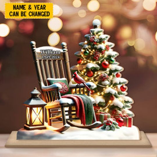 Discover Christmas In Heaven - Personalized Memorial Wooden Plaques